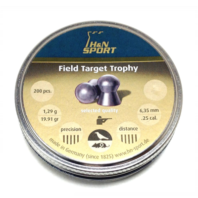 H&N Field Target Trophy .25 Pellets - 200